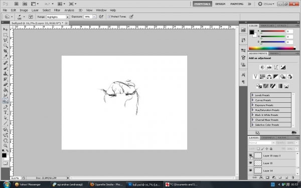 Creation of Smoke Bull: Step 7